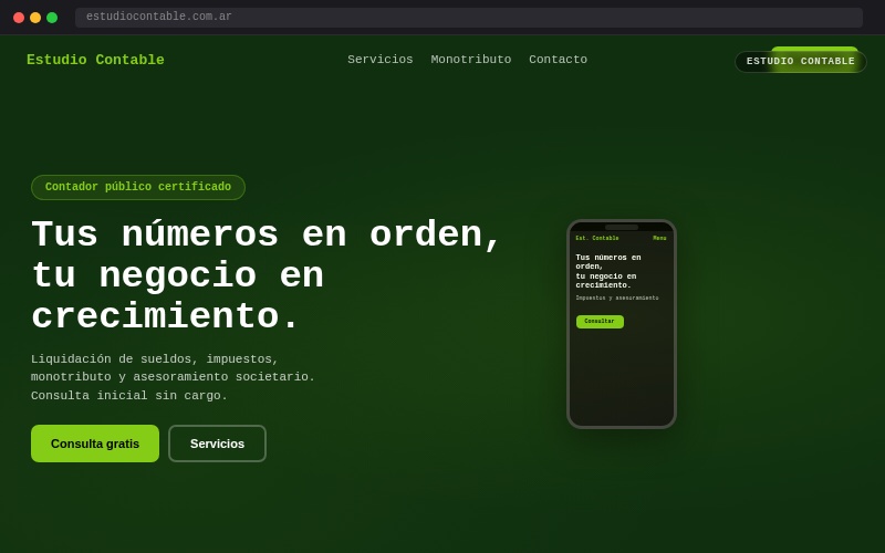 Estudio Contable - Diseño web para estudio contable en CABA